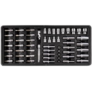 FIXMAN Tray 57 Piece 1/4' Drive Sockets And Accessories